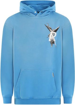Represent Archangel Hoodie - Heren - Hoodies - Blauw - L - Katoen - Hoodies & sweatvesten