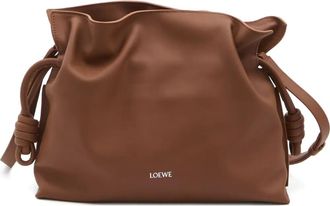 Loewe medium Flamenco clutch bag - Brown
