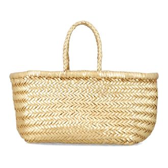 Dragon Diffusion Handbags, female, Yellow, Size: ONE SIZE Triplo Salto Bag