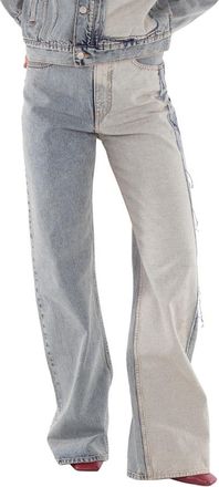 Maison Margiela Maison Margiela 5 Pockets Pants in Light Blue, Size 28