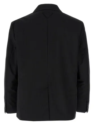 Prada Virgin Wool Blazer - Black