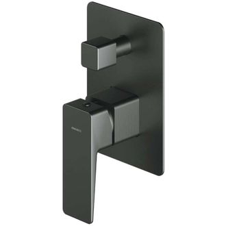 Omnires Parma - Grifo empotrado, para 2 aparatos, con cuerpo, grafito PM7435GR