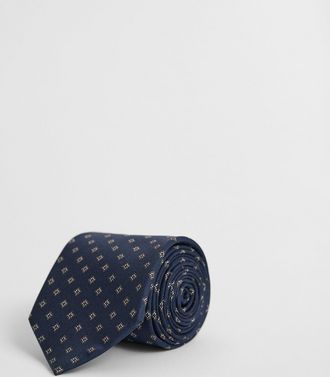 GANT Men Foulard Print Tie (ONE SIZE) MARINE