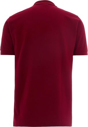 Lacoste Mens Polo L.12.12 Red Cotton Shirts T-shirts And Polos