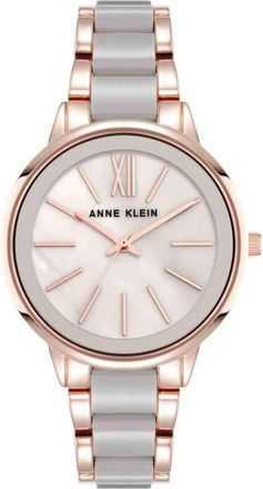 Anne Klein Classic Rose Gold-tone Dial Ladies Watch AK-1412TPRG
