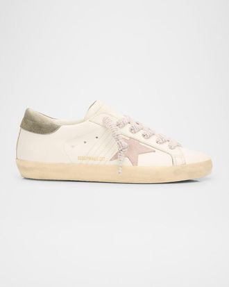Golden Goose Super-Star Penstar Leather Low-Top Sneakers