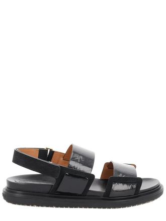Marni Black Fussbett Cross Foot Straps Sandals