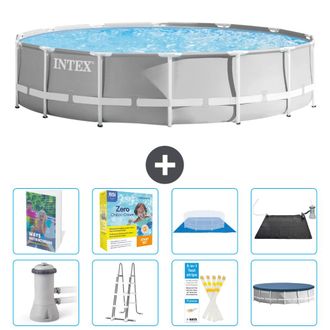 Intex Piscina Prism Frame Redonda - 427x107 Cm - 9-piezas S582
