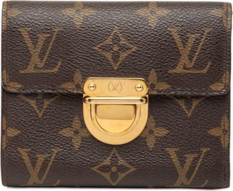 Louis Vuitton Brown Pvc Leather Wallet (Bi-Fold) (Pre-Owned)