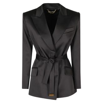 Elisabetta Franchi Dames, Jassen, Zwart, Maat: S