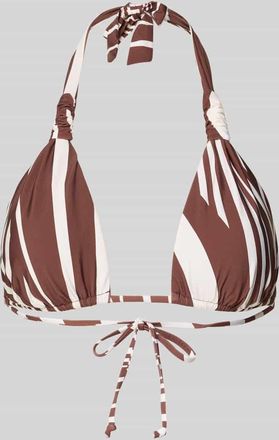 Seafolly Bikini-Oberteil mit Schn&uuml;rung Modell COASTLINE in Mittelbraun, Gr&ouml;&szlig;e 44