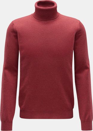 Braun Hamburg Men - Cashmere turtleneck jumper red