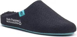 Hush Puppies De Goede Polyester Heren Zwarte Turquoise Slippers