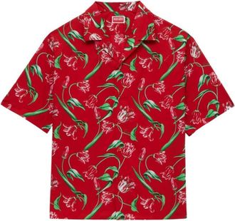Kenzo Shirts - Heren - Korte mouwen Overhemden - Veelkleurig - S - Overhemden