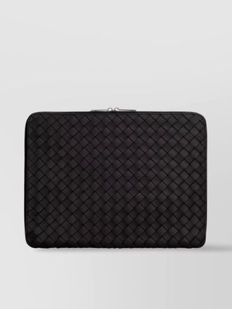 Bottega Veneta leather intrecciato document case