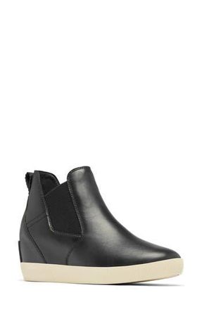 Sorel Out n About Wedge Chelsea Boot in Black/Bleached Ceramic at Nordstrom Rack, Size 12