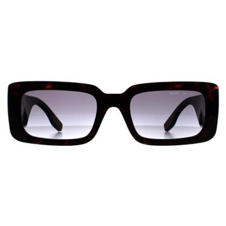 Marc Jacobs Rectangle Womens Dark Havana Grey Azure Gradient 804/S - Brown - One Size