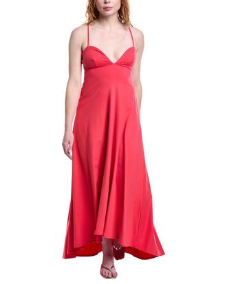Susana Monaco Sweetheart String High-Low Maxi Dress