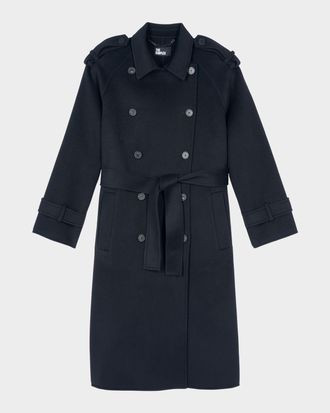 The Kooples Belted Trench Coat