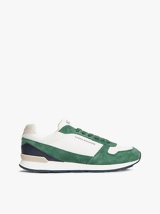 Tommy Hilfiger Suede Lightweight Mesh Trainers