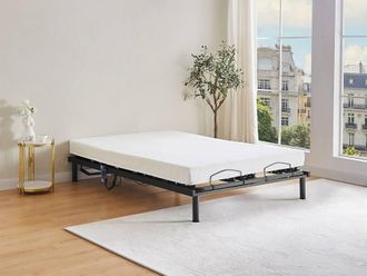 Vente-Unique Electric Adjustable Bed With 5 Levels - 140X200 Cm - OKIN Motor in Black | Size: Double