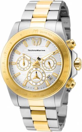 Technomarine Manta Ray Chronograph Quartz Silver Dial Mens Watch TM-219002