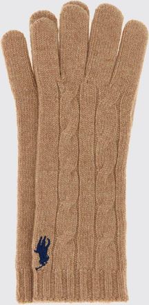 Polo Ralph Lauren Guanti Donna colore Cammello