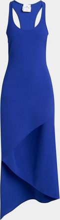 Courrèges Infinity Crepe Sleeveless Maxi Dress
