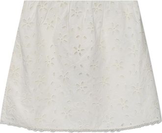 Poss&eacute; Short Salma Rok - Dames - Korte rokken - Wit - S - Katoen - Rokken