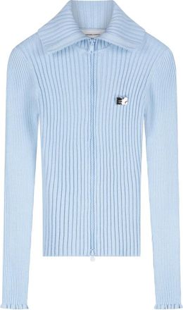Fab By Fabienne Chapot Tess Cardigan - Dames - Vesten - Blauw - 2XL - Leer - Truien & Vesten