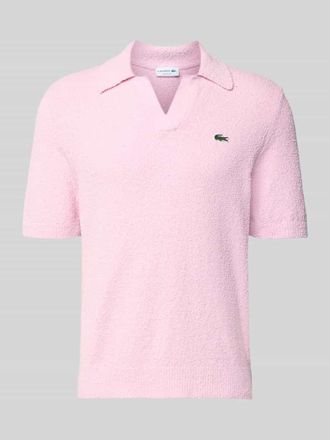 Lacoste Regular Fit Poloshirt aus Baumwoll-Mix in Rosa, Gr&ouml;&szlig;e XXXL