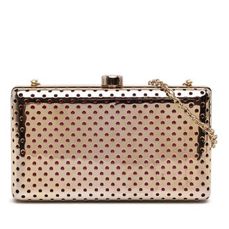 Stella McCartney Pre-owned Stella McCartney Perforated Metal Clutch on Chain Ladies D7VDH38DNC4RBLWT