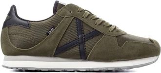 Munich Casual Khaki Sneakers voor Mannen - Heren - Sneakers - Groen - 44 EU - Schoenen