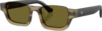 Emporio Armani Zonnebril - unisex - Zonnebrillen - Bruin - 58 MM - Accessoires
