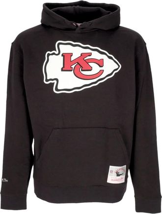 Mitchell & Ness Kansas City Chiefs Logo Hoodie - Heren - Hoodies - Zwart - XL - Katoen - Hoodies & sweatvesten
