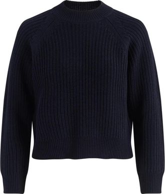 Alpha Studio Girocollo Raglan - Dames - Ronde hals truien - Blauw - M - Truien & Vesten