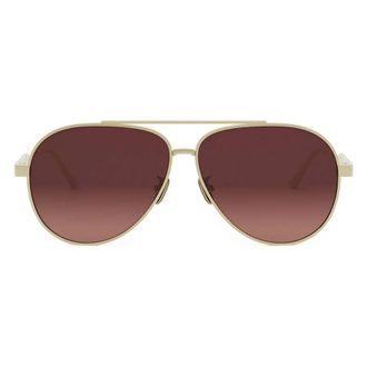 Dior DIORCANNAGE A1U Brown Pilot Ladies Sunglasses CD40165U 10K 61