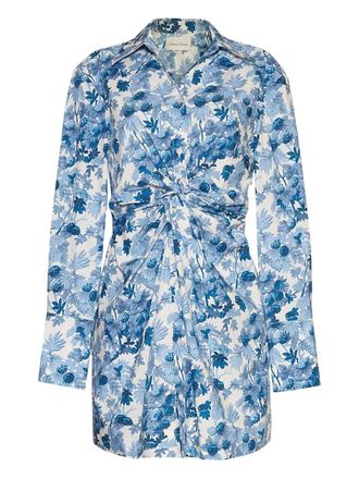 Cara Cara Juni mini dress - women - Cotton - L - Blue