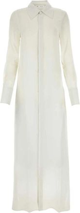 Ami Crepe Shirt Dress - Dames - Shirt Kleedjes - Wit - 2XS - Kleedjes