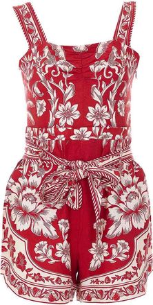 Farm Rio Red Guanacaste Red Gasthering Dress