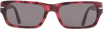 Persol Adrien Grey Pilot Unisex Sunglasses PO3347S 1212B1 58