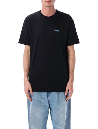 Obey T Shirts And Polos Black