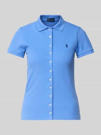 Polo Ralph Lauren Poloshirt mit Knopfleiste in Blau, Gr&ouml;&szlig;e XXL