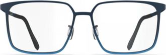 Blackfin Bf1083 Cobalt Rectangular Frame Eyeglasses in Gradient Blue