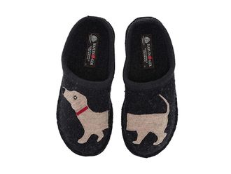 Haflinger Doggy Slipper Womens Slippers Captains Blue : EU 36 (US Womens 5) M, Wool