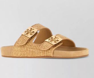 Tory Burch raffia slippers