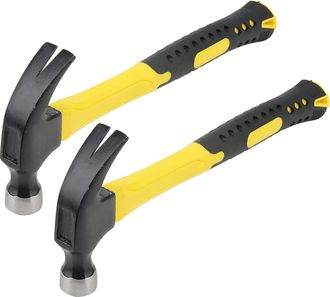 Gabrielle Juego De 2 Martillos De Garra Angulares (250 G) Y Un Martillo De Garra Recto (23,8 Cm) Para Uso En Interiores Y Exteriores