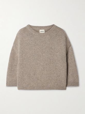 Khaite Pullover In Cashmere Sabina - Marrone