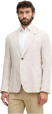 Joop Hoverest Blazer - Heren - Blazers - Beige - XL - Katoen - Jassen