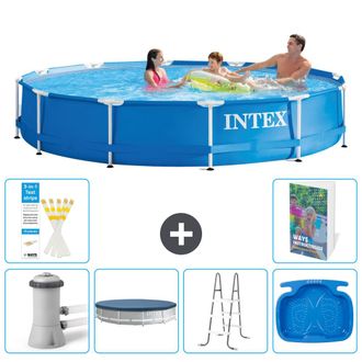 Intex Piscina Con Estructura Redonda - 366x76 Cm - 7-piezas S314